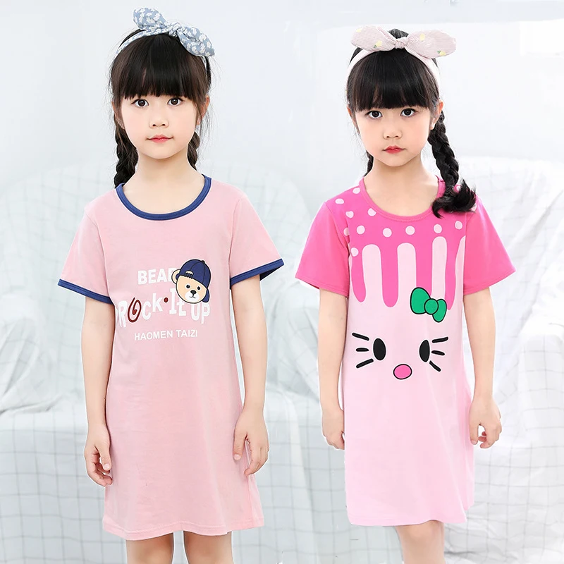 Girls Princess Nightgowns Pajamas Summer Children's Clothes Nightshirt Short-sleeved Cartoon Nightdress Kids Cartoon Sleepwear
Girls Princess Nightgowns Pajamas Summer Children's Clothes Nightshirt Short-sleeved Cartoon Nightdress Kids Cartoon Sleepwear