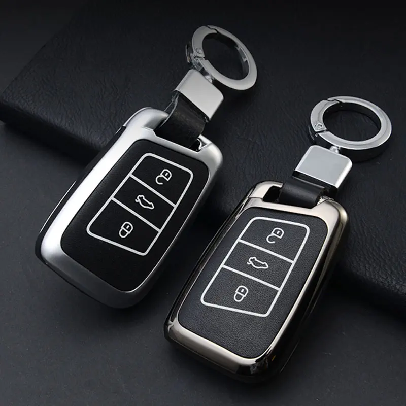 Zinc Alloy+Leather Key Case Cover For VW Polo Golf 7 Tiguan For Skoda Octavia Kodiaq Karoq For SEAT Ateca Leon Ibiza 2015
Zinc Alloy+Leather Key Case Cover For VW Polo Golf 7 Tiguan For Skoda Octavia Kodiaq Karoq For SEAT Ateca Leon Ibiza 2015