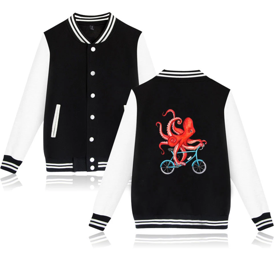 Octopus Tentacles Men/Women Baseball Jacket Fashion Design Slim Fit College Varsity Jacket Brand Stylish Sweatshirt Veste Homme
Octopus Tentacles Men/Women Baseball Jacket Fashion Design Slim Fit College Varsity Jacket Brand Stylish Sweatshirt Veste Homme