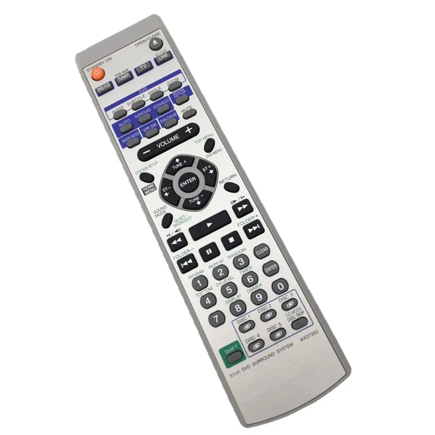 AXD7353 пульт дистанционного управления для PIONEER 5.1CH DVD SURROUND System XV-HTD530 XV-HTD7/DDRXJ XV-HTD7 DDXJ/RB DLXJ/NC DPWXJ/RD DTXJN
AXD7353 пульт дистанционного управления для PIONEER 5.1CH DVD SURROUND System XV-HTD530 XV-HTD7/DDRXJ XV-HTD7 DDXJ/RB DLXJ/NC DPWXJ/RD DTXJN
