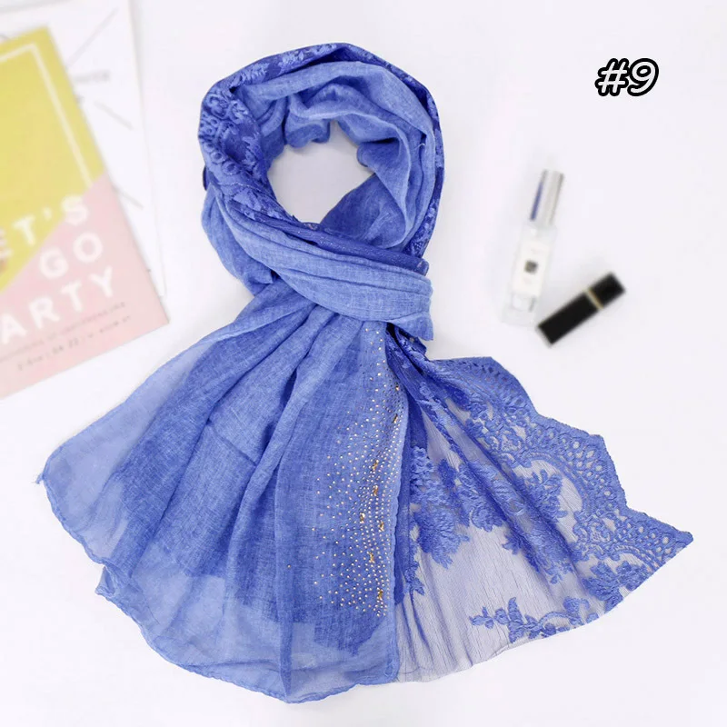 Fashion Cotton Tie-dyed Lace Floral Hijab Scarf Plain Maxi Diamond Wraps Bandhnu Muslim Headband Wraps Islamic Scarves 10pcs/lot
Fashion Cotton Tie-dyed Lace Floral Hijab Scarf Plain Maxi Diamond Wraps Bandhnu Muslim Headband Wraps Islamic Scarves 10pcs/lot