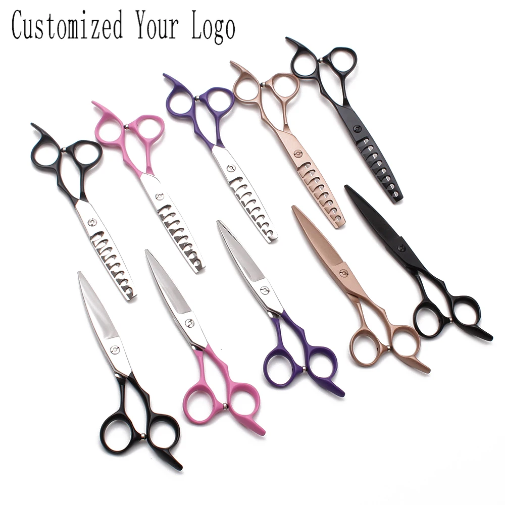 50Pcs 9122# 6" 17cm Customized Logo JP Stainless Hairdressing Scissors Cutting Shears Thinning Scissors Professional Hair Shears
50Pcs 9122# 6" 17cm Customized Logo JP Stainless Hairdressing Scissors Cutting Shears Thinning Scissors Professional Hair Shears