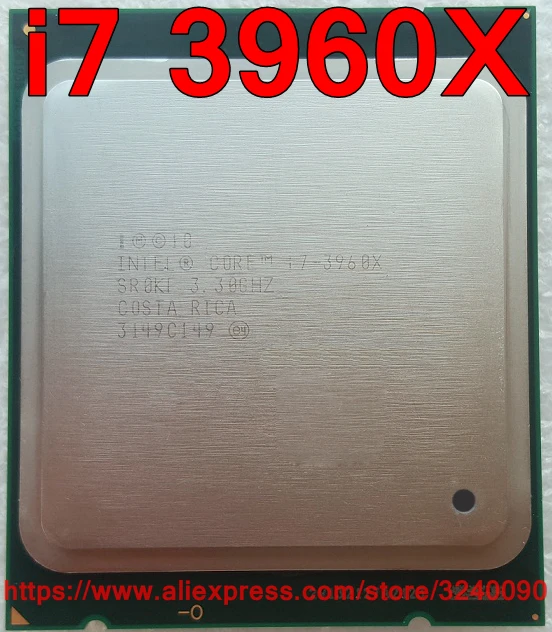 Процессор Intel Core i7 Extreme Edition 3960X стандартный десктопный процессор 6 ядерный 3 30 ГГц 15