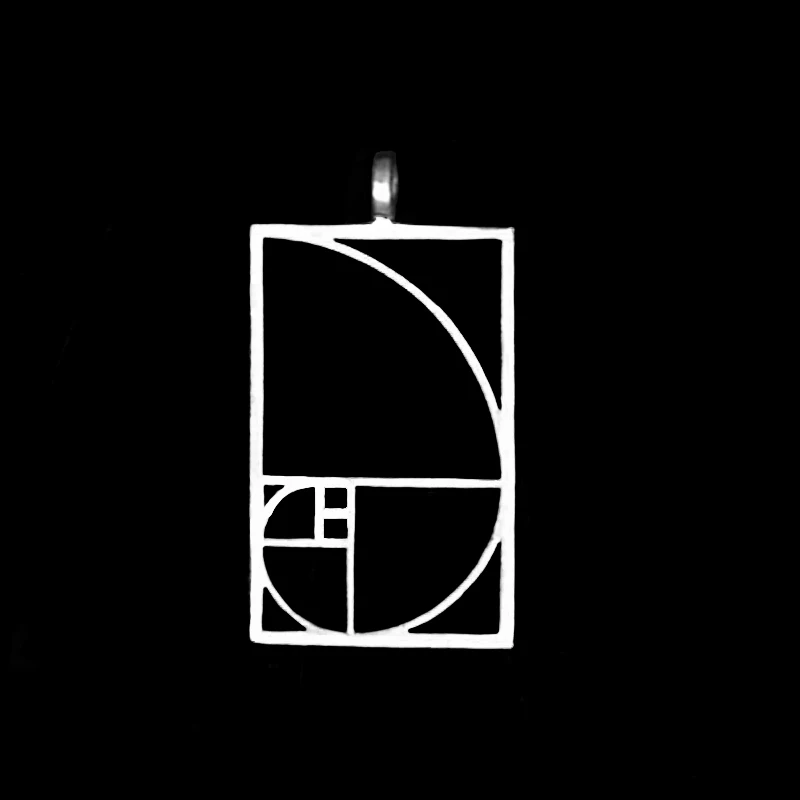 Fibonacci Golden ratio pendant Black /Silver plated necklaces & pendants jewelry accessories No included chain for women
Fibonacci Golden ratio pendant Black /Silver plated necklaces & pendants jewelry accessories No included chain for women