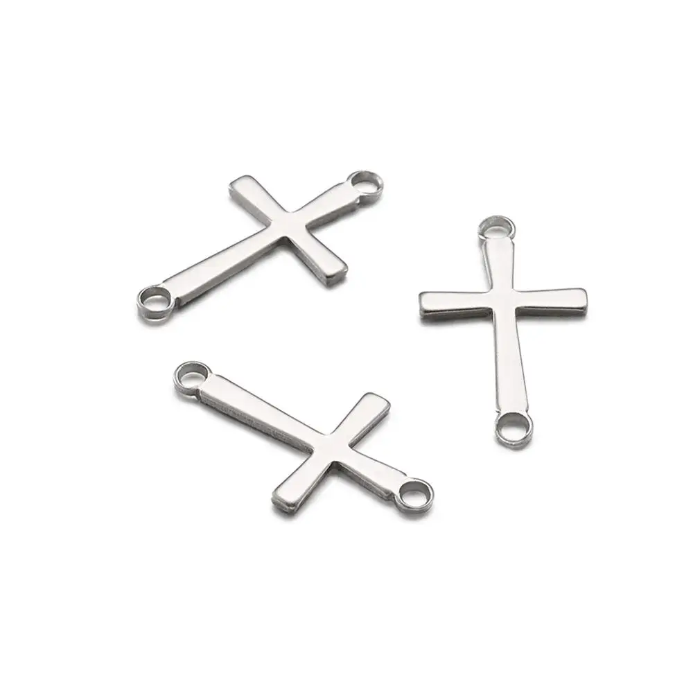 50pcs 304 Stainless Steel Cross Connectors Links 17x9.5x0.8mm For DIY Jewelry Finding Making Necklace Stainless Steel Color
50pcs 304 Stainless Steel Cross Connectors Links 17x9.5x0.8mm For DIY Jewelry Finding Making Necklace Stainless Steel Color
