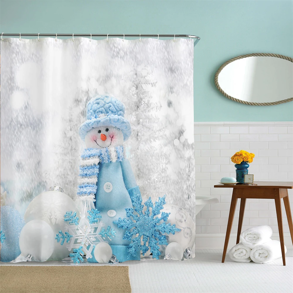 Waterproof Shower Curtain With Hook White Winter scenery Plaid Bathroom Curtains High Quality Bathing Sheer For Home Decoration
Waterproof Shower Curtain With Hook White Winter scenery Plaid Bathroom Curtains High Quality Bathing Sheer For Home Decoration