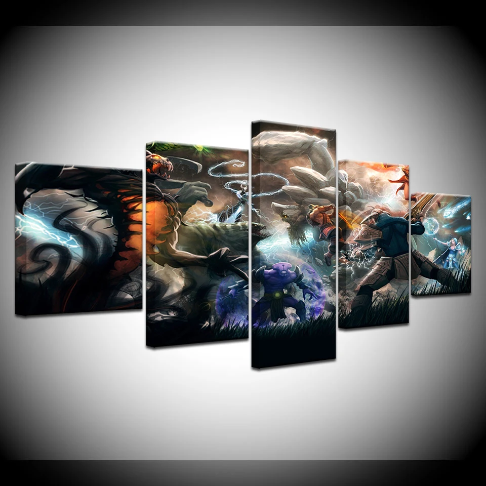 5 pieces canvas print poster wall decoration wall photo print modern Game DOTA Character oil painting picture frame
5 pieces canvas print poster wall decoration wall photo print modern Game DOTA Character oil painting picture frame