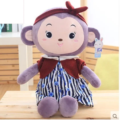 Талисман обезьянка кукла плюшевые игрушки большой галстук ткань ежегодная для