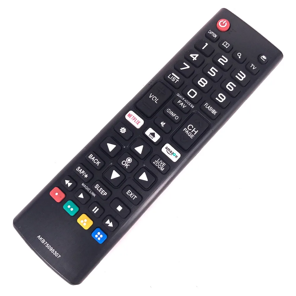 Universal For LG LED TV Remote Control AKB75095307 55LJ550M 32LJ550B 32LJ550M-UB with amazon/netflix buttons
Universal For LG LED TV Remote Control AKB75095307 55LJ550M 32LJ550B 32LJ550M-UB with amazon/netflix buttons