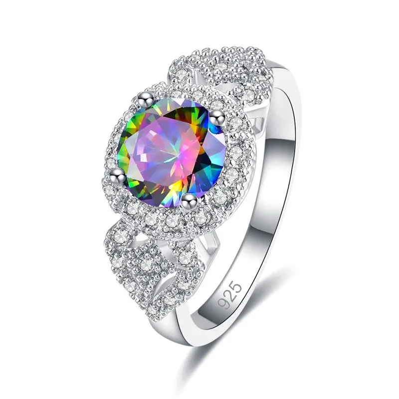 JROSE 2019 Trendy Fashion Wedding Rings For Women Round Rainbow Blue Zircon Jewelry Bague Bijoux Femme Engagement Gift
JROSE 2019 Trendy Fashion Wedding Rings For Women Round Rainbow Blue Zircon Jewelry Bague Bijoux Femme Engagement Gift