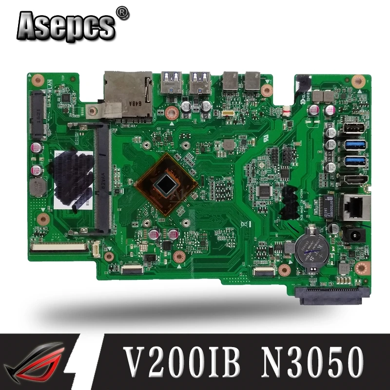 

V200IB MAIN_BD_N3050 (4)/UMA/AS 90PT01J0-R01000 материнская плата REV 1,5 для For Asus V200I V200IB настольная материнская плата 100% протестированная Рабочая