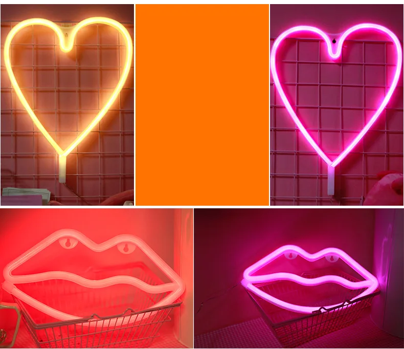 JXSFLYE LED Neon Sign Night Lights Flamingo/lips Unique Design Soft Light Wall Decor Lamp For Christmas Wedding Party Kids Room
JXSFLYE LED Neon Sign Night Lights Flamingo/lips Unique Design Soft Light Wall Decor Lamp For Christmas Wedding Party Kids Room