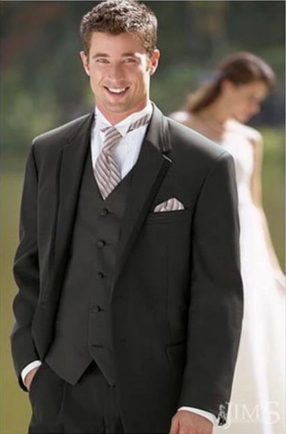 Black Business Men Suits Custom Made, Bespoke Classic Black Wedding Suits For Men, Tailor Made Groom Suit WOOL Tuxedos For Men
Black Business Men Suits Custom Made, Bespoke Classic Black Wedding Suits For Men, Tailor Made Groom Suit WOOL Tuxedos For Men