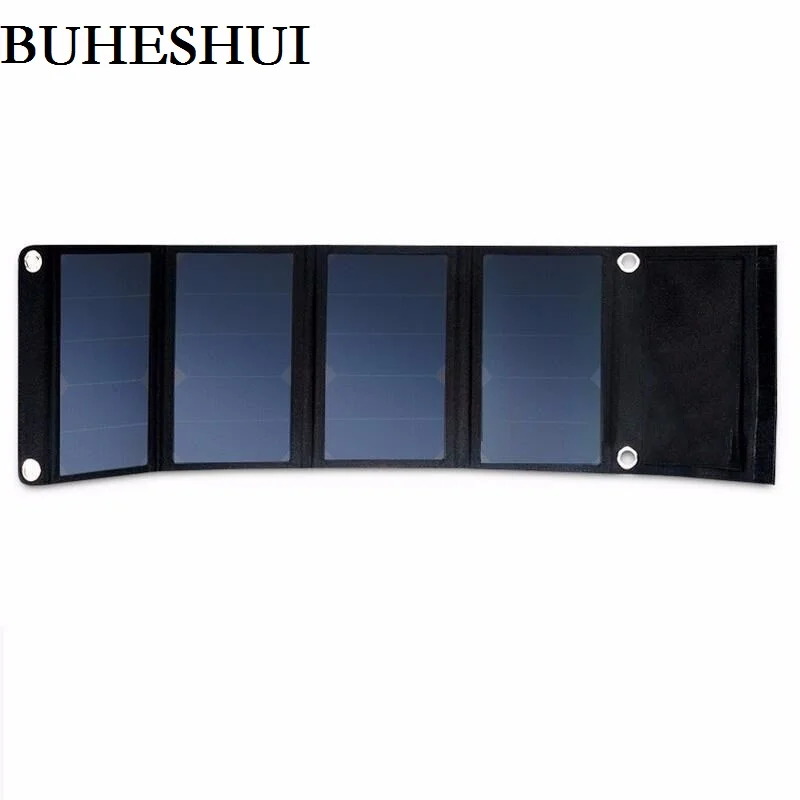 

BUHESHUI 30W High Efficiency Solar Panel Charger Fordable Portable Dual-port Solar Charger For Power Bank Sunpower Free Shipping