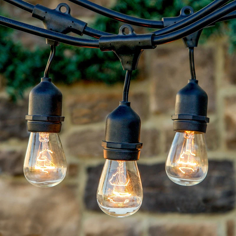 Cheap 48Ft 15 Sockets Vintage Edition Outdoor Festoon String Lights with 18pcs S14 Nostalgic Edison Bulbs DHL Free Shipping
Cheap 48Ft 15 Sockets Vintage Edition Outdoor Festoon String Lights with 18pcs S14 Nostalgic Edison Bulbs DHL Free Shipping
