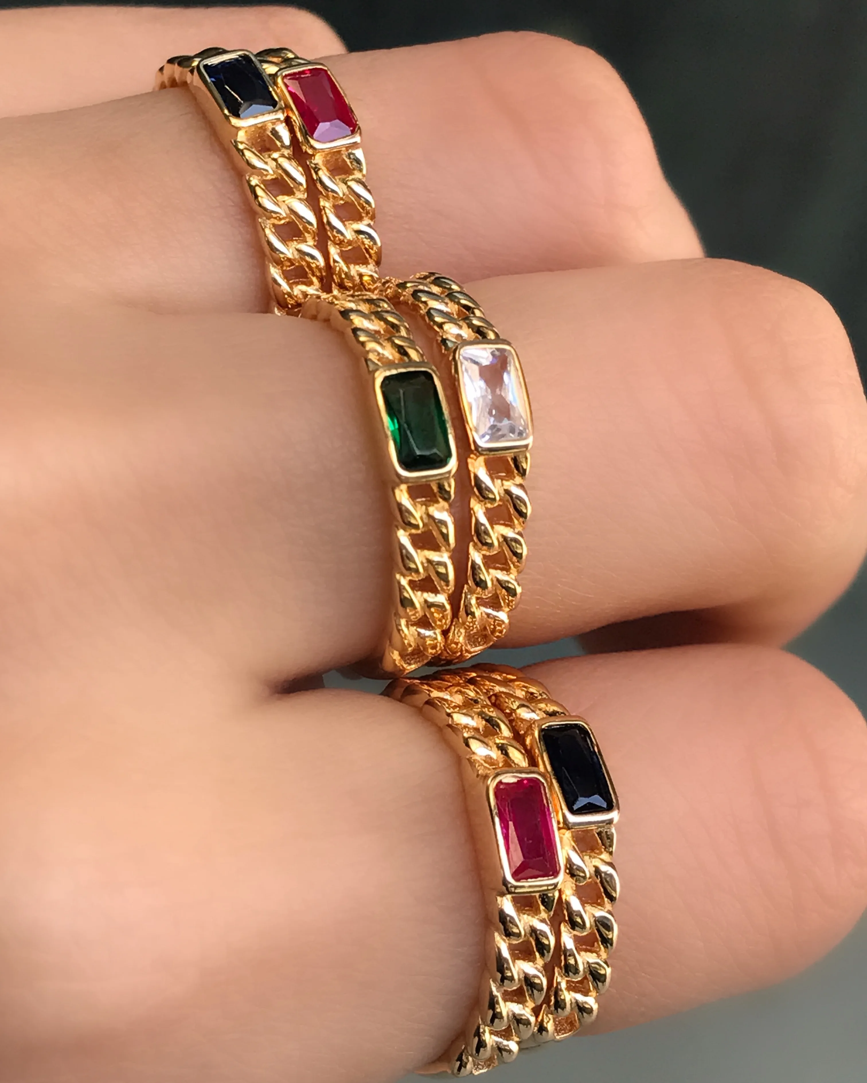 gold cuban link chain single stone finger ring women gorgeous simple fashion single stone engagement rings
gold cuban link chain single stone finger ring women gorgeous simple fashion single stone engagement rings