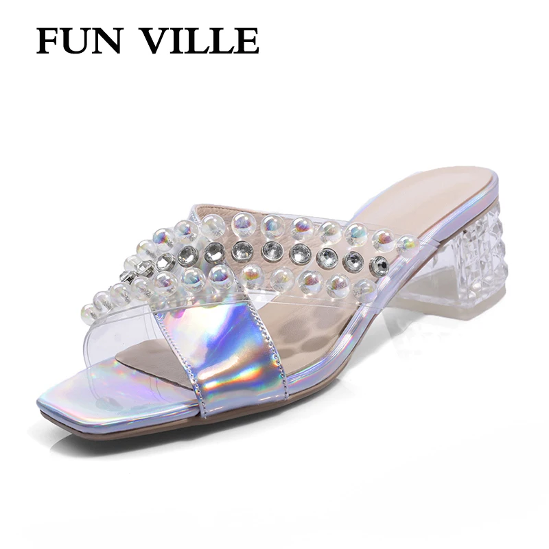 FUN VILLE Colorful New Fashion Women Summer shoes Women outdoor Slippers Patent leather High heels open toe sexy ladies shoes
FUN VILLE Colorful New Fashion Women Summer shoes Women outdoor Slippers Patent leather High heels open toe sexy ladies shoes