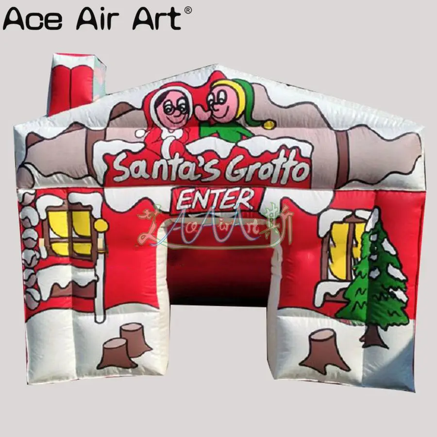 Best selling Full Printing Christmas Inflatable Santa's Grotto Tent /Printing Inflatable Santa House KIOSK House For Sale
Best selling Full Printing Christmas Inflatable Santa's Grotto Tent /Printing Inflatable Santa House KIOSK House For Sale