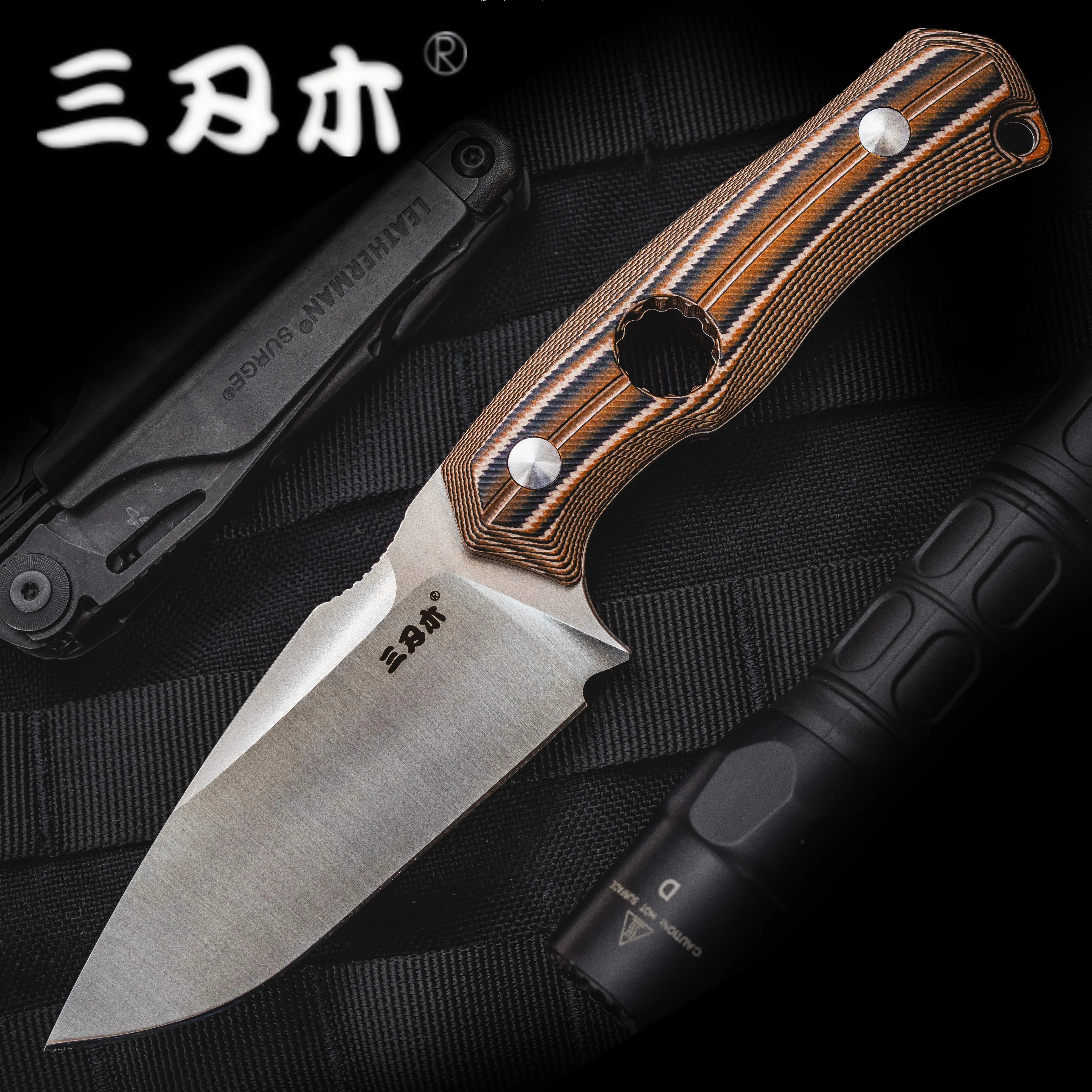 Sanrenmu S725P Fixed Blade Knife 14C28N With Sheath Outdoor Camping Survival Tactical Hunting Knife Edc Combat Tool Cutter Best
Sanrenmu S725P Fixed Blade Knife 14C28N With Sheath Outdoor Camping Survival Tactical Hunting Knife Edc Combat Tool Cutter Best