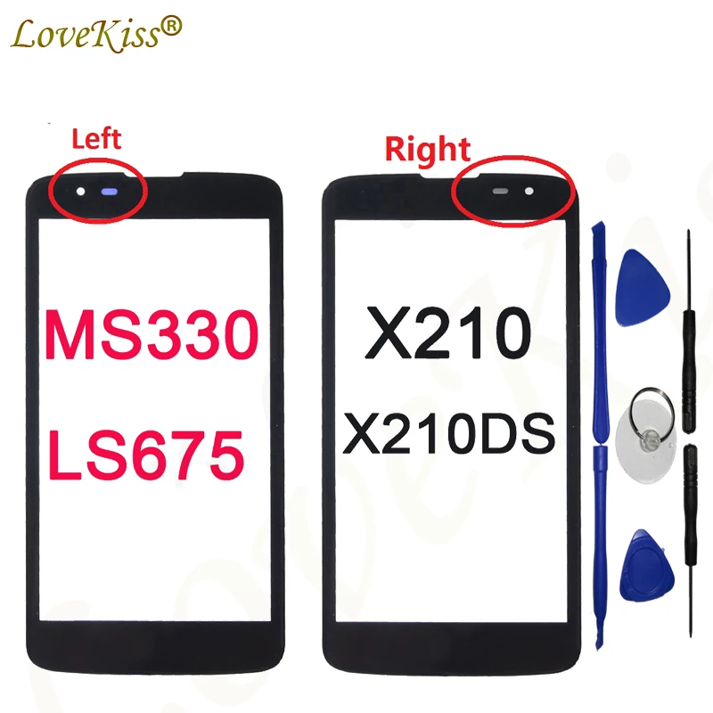K7 сенсорный экран Объектив для LG X210 X210DS MS330 LS675 Tribute 5 Сенсорная панель внешнее