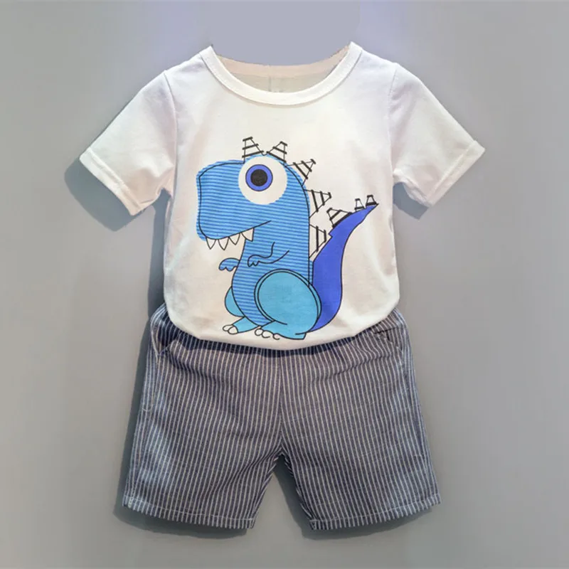 2t-6t New Toddler Boys Clothing Children Summer Clothes Cartoon Kids Boy Set T-shit+pants 100% Cotton
2t-6t New Toddler Boys Clothing Children Summer Clothes Cartoon Kids Boy Set T-shit+pants 100% Cotton