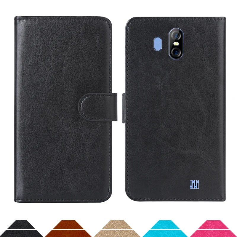Luxury Wallet Case For HomTom S16 PU Leather Retro Flip Cover Magnetic Fashion Cases Strap | Мобильные телефоны и