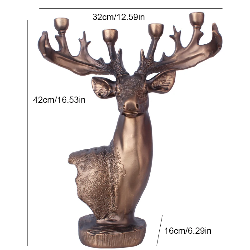 Creative Deer Head Tabletop Decoration Buck Figurine Home Decoration Accessories Modern Desk Decor Valentines Gift
Creative Deer Head Tabletop Decoration Buck Figurine Home Decoration Accessories Modern Desk Decor Valentines Gift