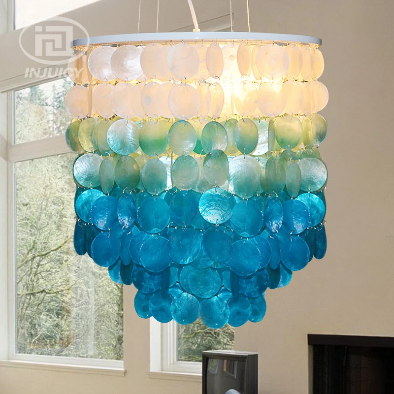 New Modern Pendant Light White Natural Shell E27 LED Pendant Light Restaurant Cafe Bar Household Seashell Droplight
New Modern Pendant Light White Natural Shell E27 LED Pendant Light Restaurant Cafe Bar Household Seashell Droplight