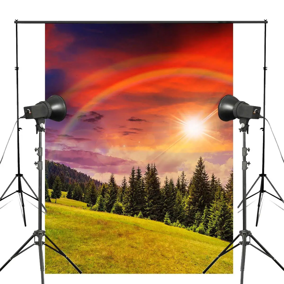 5x7ft Rainbow Backdrop Photography Background Forest Studio Photo Props For Studio Party Events
5x7ft Rainbow Backdrop Photography Background Forest Studio Photo Props For Studio Party Events