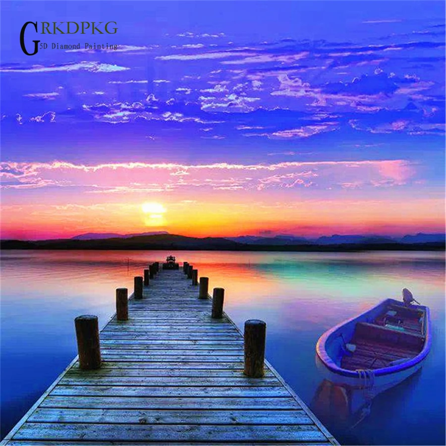 pier Sea view ima 5D diy diamond painting full square diamond embroidery Cross stitch pictures of rhinestones Wedding decoration
pier Sea view ima 5D diy diamond painting full square diamond embroidery Cross stitch pictures of rhinestones Wedding decoration