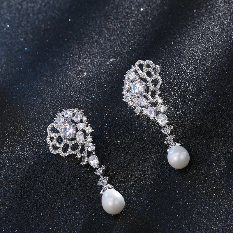 GAOLA Women Jewelry Multicolor Flower Dangle Earring Cubic Zirconia Long Imitation Pearl Earrings For Girls GLE6482Y
GAOLA Women Jewelry Multicolor Flower Dangle Earring Cubic Zirconia Long Imitation Pearl Earrings For Girls GLE6482Y