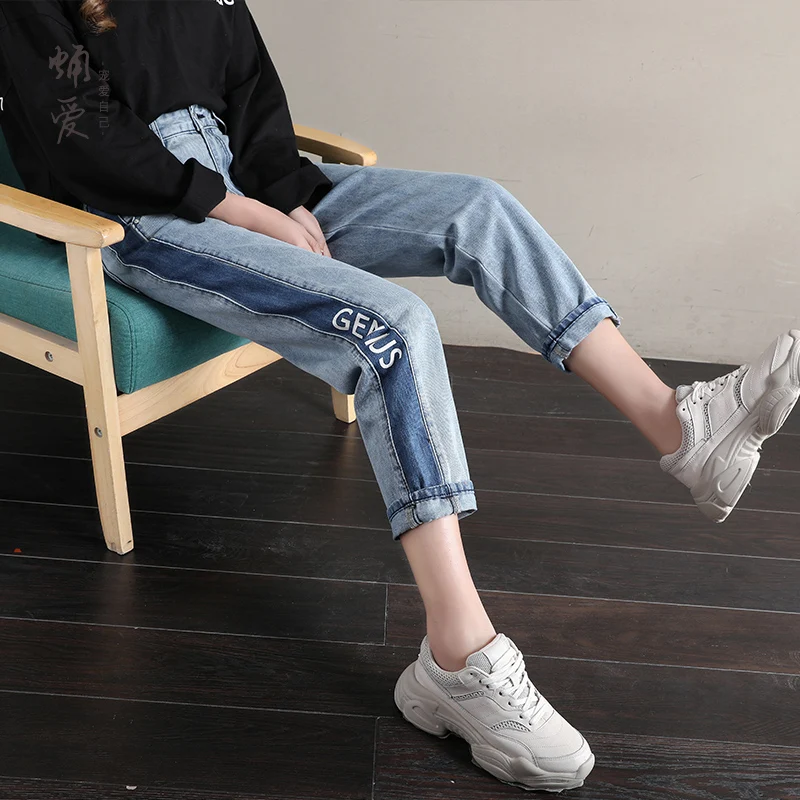 XS-5XL Plus size cotton printed Pencil jeans new fashion brand female hit color letters pattern jeans wq1775 can fit 50-100 kg
XS-5XL Plus size cotton printed Pencil jeans new fashion brand female hit color letters pattern jeans wq1775 can fit 50-100 kg