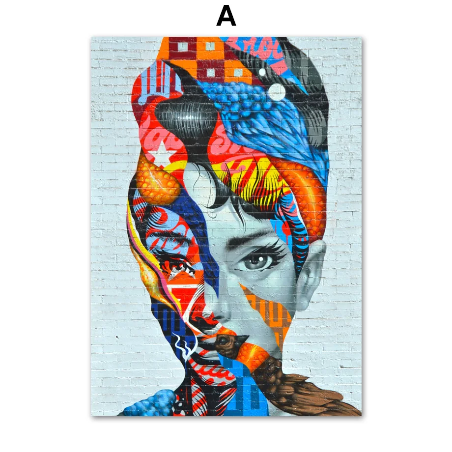 Audrey Hepburn Graffiti Wall Art Canvas Painting Watercolor Nordic Posters And Prints Wall Pictures For Living Room Wall Decor
Audrey Hepburn Graffiti Wall Art Canvas Painting Watercolor Nordic Posters And Prints Wall Pictures For Living Room Wall Decor