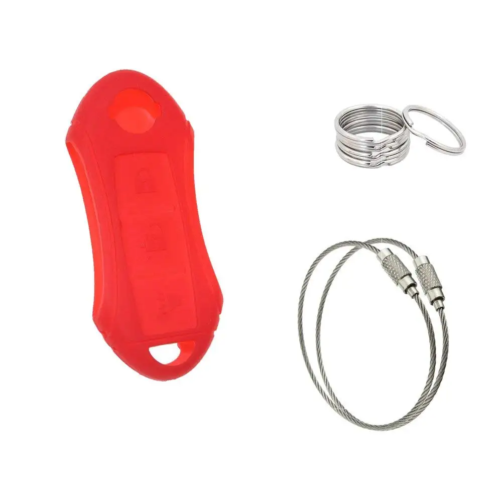 Muchkey Car Key Case For Nissan Smart Key Protection Case Silicone 3 Button Key chain 150mm 2pcs+Key Ring 30mm 5pcs
Muchkey Car Key Case For Nissan Smart Key Protection Case Silicone 3 Button Key chain 150mm 2pcs+Key Ring 30mm 5pcs