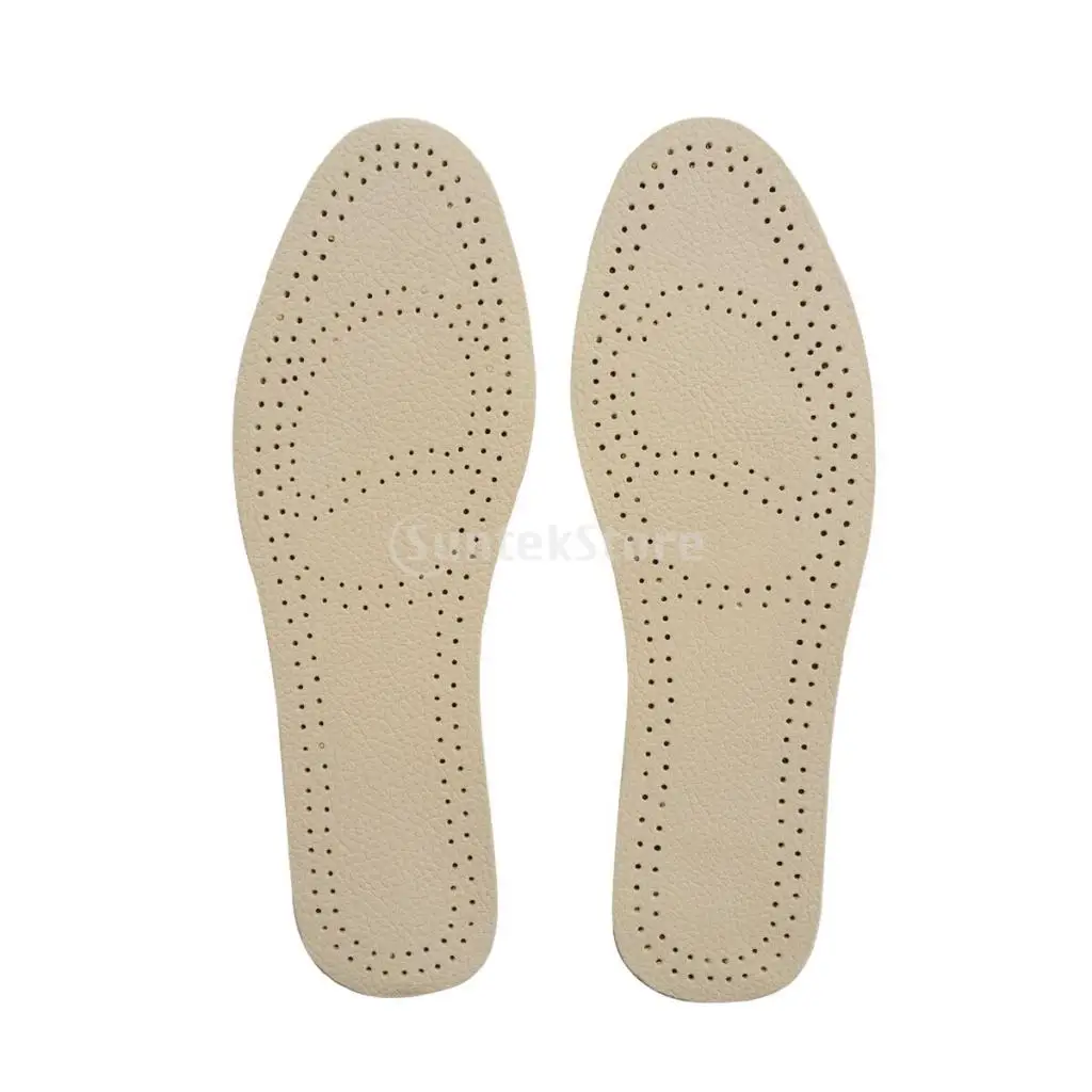 New Breathable Leather Latex Insoles Shoe Inserts Cut to Size Foot Cushion for Men Women Tan Color - Full Size
New Breathable Leather Latex Insoles Shoe Inserts Cut to Size Foot Cushion for Men Women Tan Color - Full Size