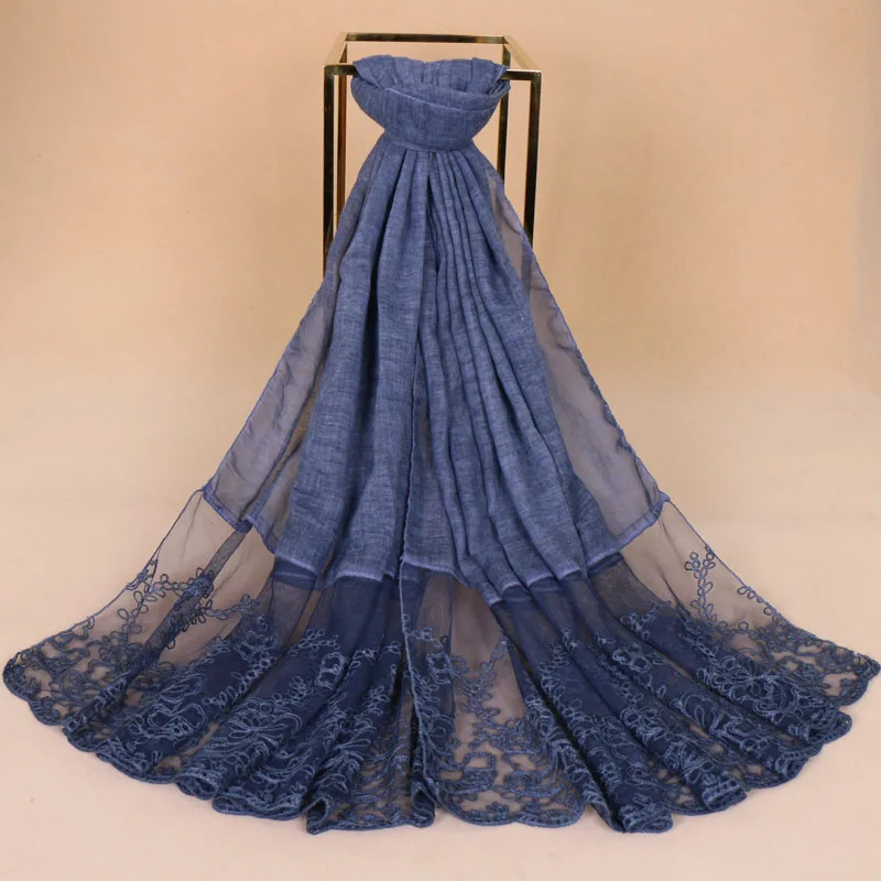 Plain Solid Lace Floral Patchwork Bandhnu Viscose Shawl Scarf Ladies Fashion Wrap Soft Pashmina Hijab Muslim Headband 190*90cm
Plain Solid Lace Floral Patchwork Bandhnu Viscose Shawl Scarf Ladies Fashion Wrap Soft Pashmina Hijab Muslim Headband 190*90cm