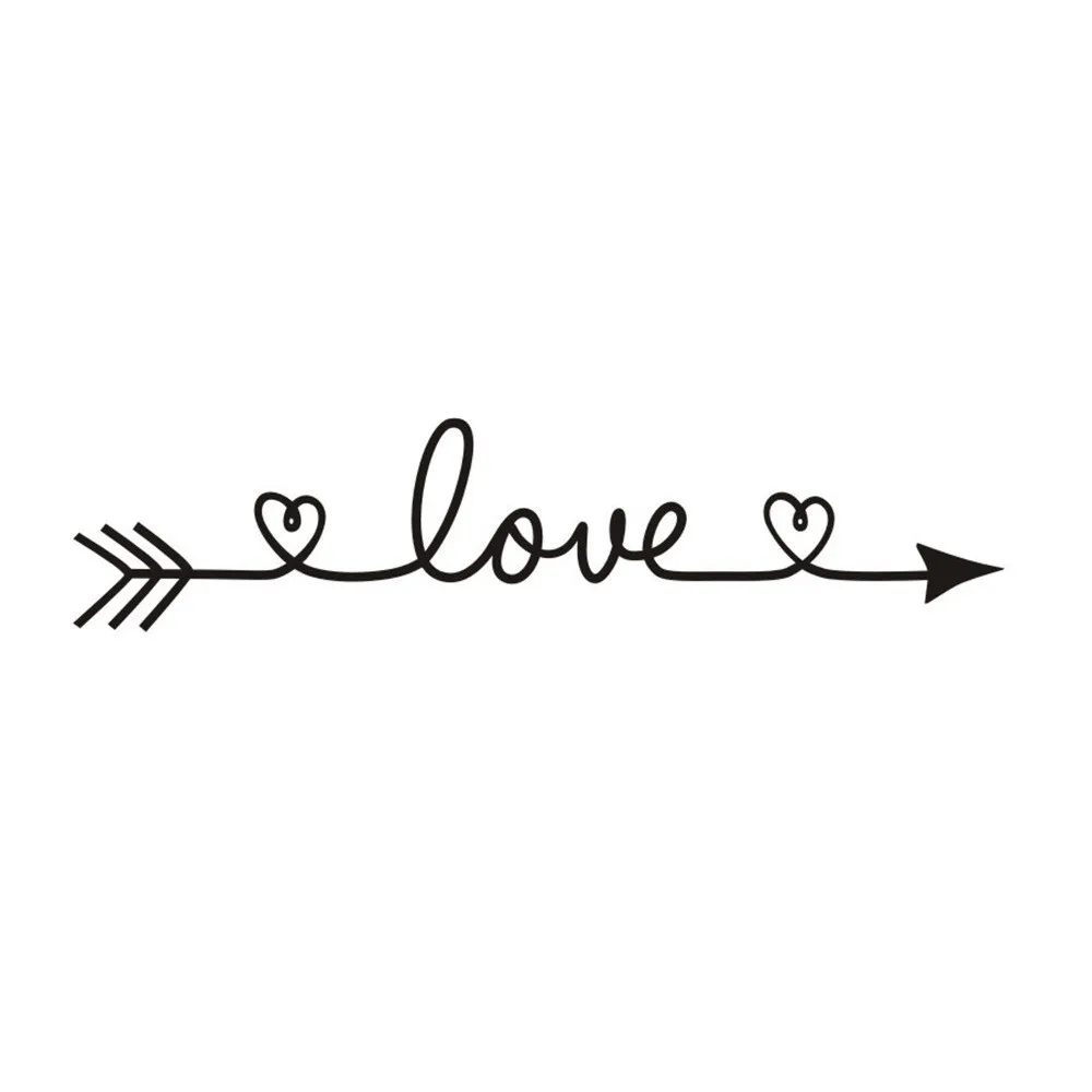 Diy Wall Sticker Love Arrow Bedroom Living Room Decoration Decals Self-adhesive Removable Wall Sticker Home Decor Mural #763
Diy Wall Sticker Love Arrow Bedroom Living Room Decoration Decals Self-adhesive Removable Wall Sticker Home Decor Mural #763