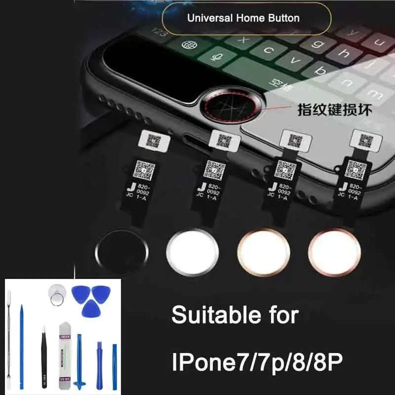 New Universal Home Button Return Function Repair OME assembly button cable Suitable for IPone7/7p/8/8P Fingerprint repair
New Universal Home Button Return Function Repair OME assembly button cable Suitable for IPone7/7p/8/8P Fingerprint repair
