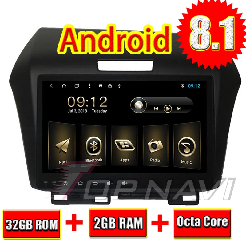 Автомобильный Радио тюнер для Honda JADE 2013 2014 2015 2016 9 ''Topnavi Android 8,1 GPS навигация Высокое разрешение Bluetooth стерео
Автомобильный Радио тюнер для Honda JADE 2013 2014 2015 2016 9 ''Topnavi Android 8,1 GPS навигация Высокое разрешение Bluetooth стерео