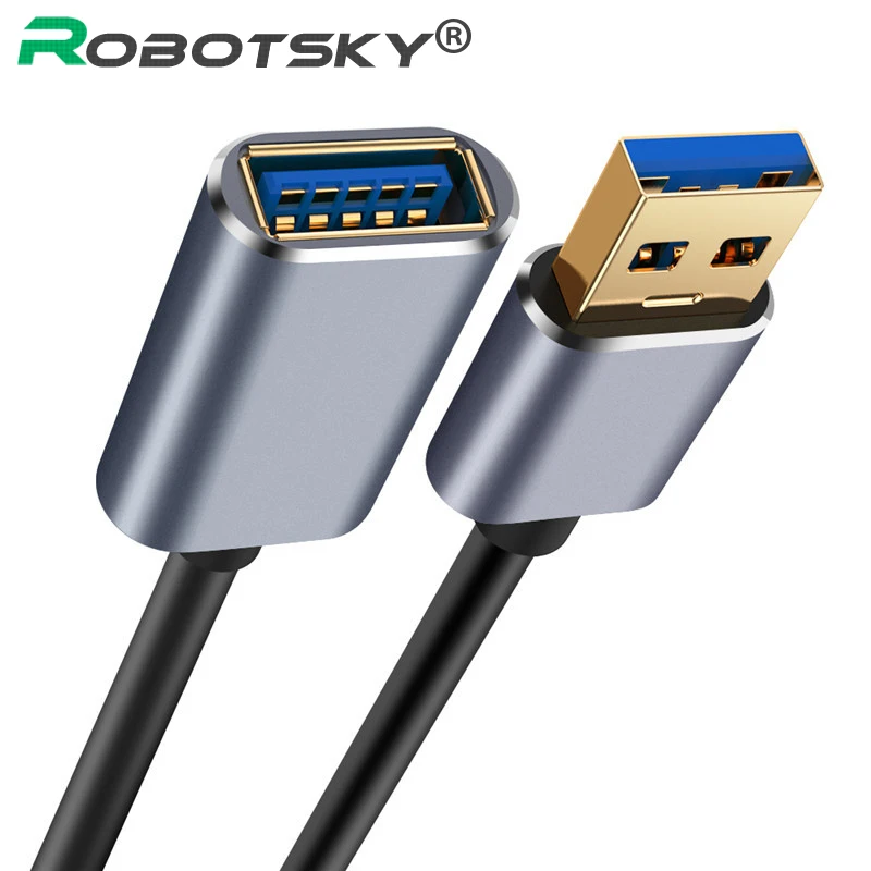 

USB 3.0 Extension Cable 0.5m 1m 1.5m USB Extender USB3.0 Type A Male to Female Data Transfer Sync Cables Code for Computer
