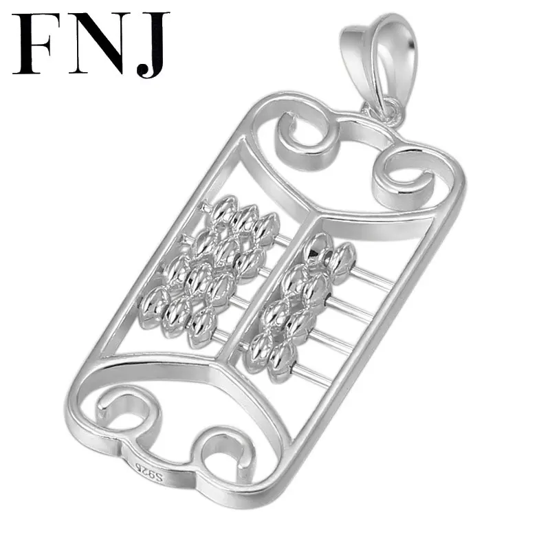 FNJ 925 Silver Abacus Pendant Square Hang Original Pure S925 Thai Silver Men Pendants for Women Jewelry Making
FNJ 925 Silver Abacus Pendant Square Hang Original Pure S925 Thai Silver Men Pendants for Women Jewelry Making
