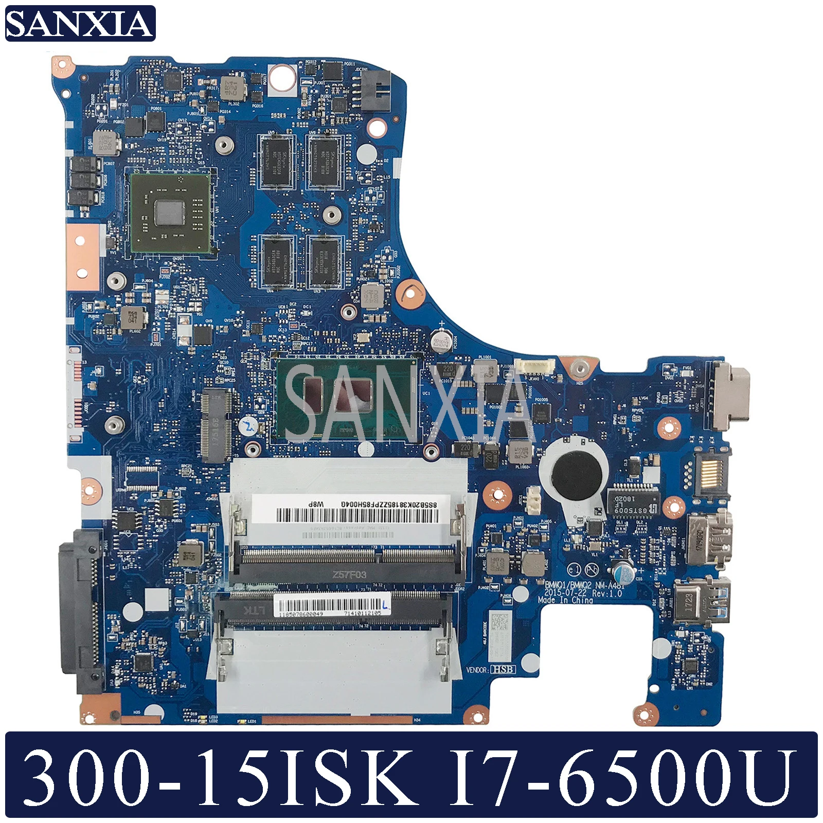 Материнская плата KEFU NM-A481 для ноутбука Lenovo Ideapad 300-15ISK, оригинальная материнская плата с видеокартой
Материнская плата KEFU NM-A481 для ноутбука Lenovo Ideapad 300-15ISK, оригинальная материнская плата с видеокартой