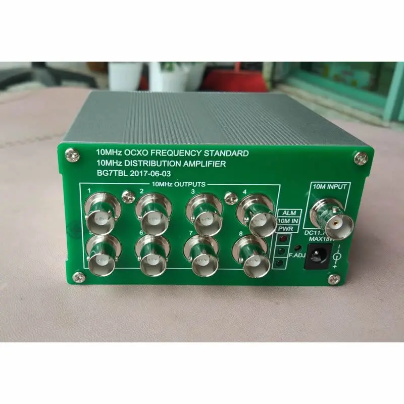 10M Frequency Distributor Amplifier, 8 road Output, Constant Temperature Crystal Oscillator Reference, Clock Distributor
10M Frequency Distributor Amplifier, 8 road Output, Constant Temperature Crystal Oscillator Reference, Clock Distributor