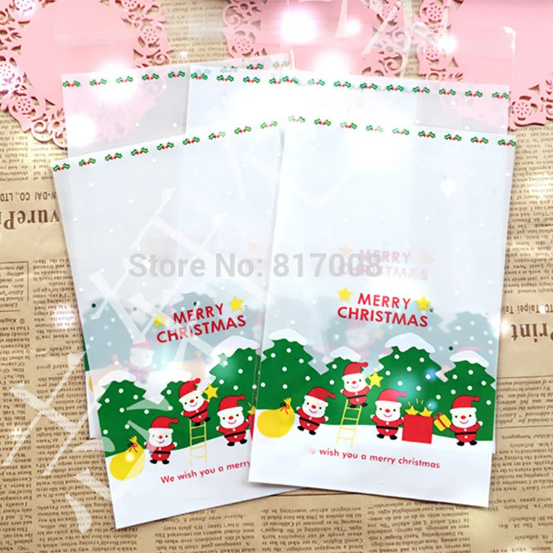 50pcs 12x18cm Cookie Packaging Christmas Santa Claus Reindeer Favor Gift Plastic Bags
50pcs 12x18cm Cookie Packaging Christmas Santa Claus Reindeer Favor Gift Plastic Bags