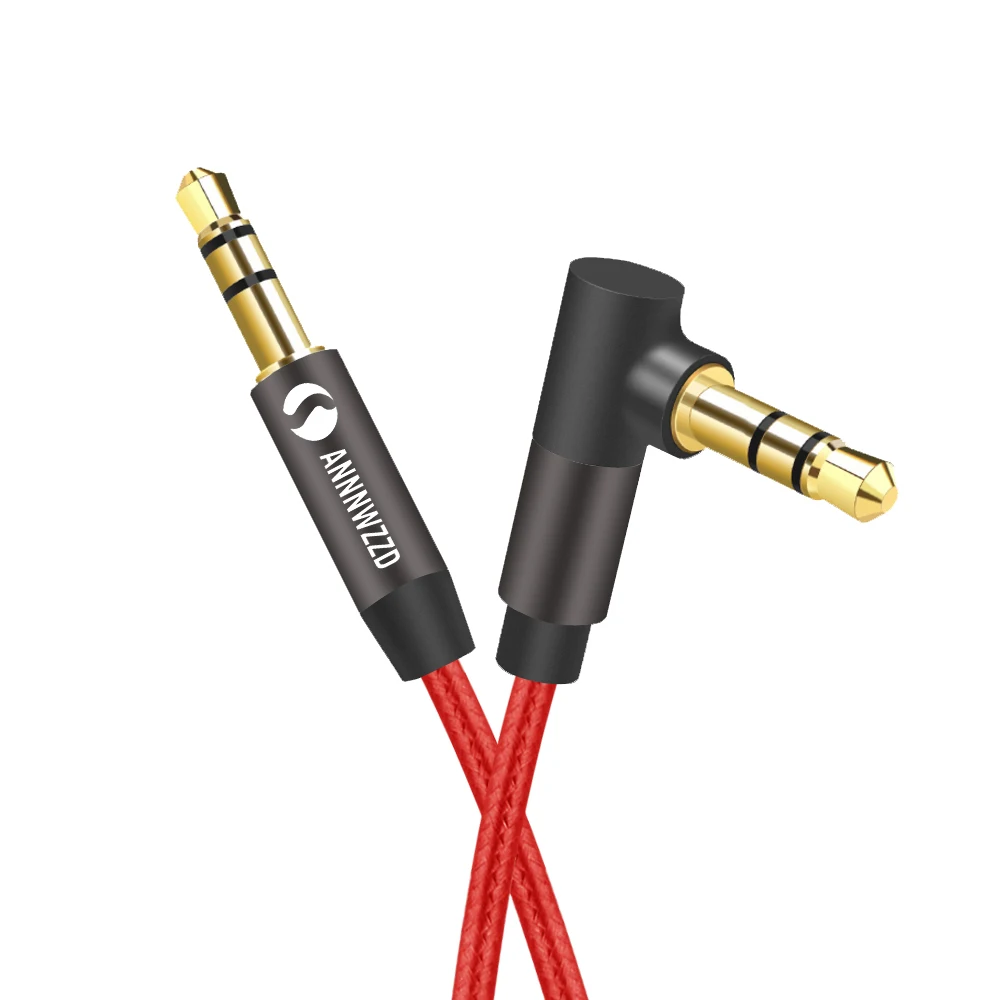 AUX Cable 3.5mm Audio Cable 90 Degree Right Angle Jack 3.5 mm for iPhone Car Headphone Speaker Cable AUX Cord MP3/4 3.5mm male
AUX Cable 3.5mm Audio Cable 90 Degree Right Angle Jack 3.5 mm for iPhone Car Headphone Speaker Cable AUX Cord MP3/4 3.5mm male