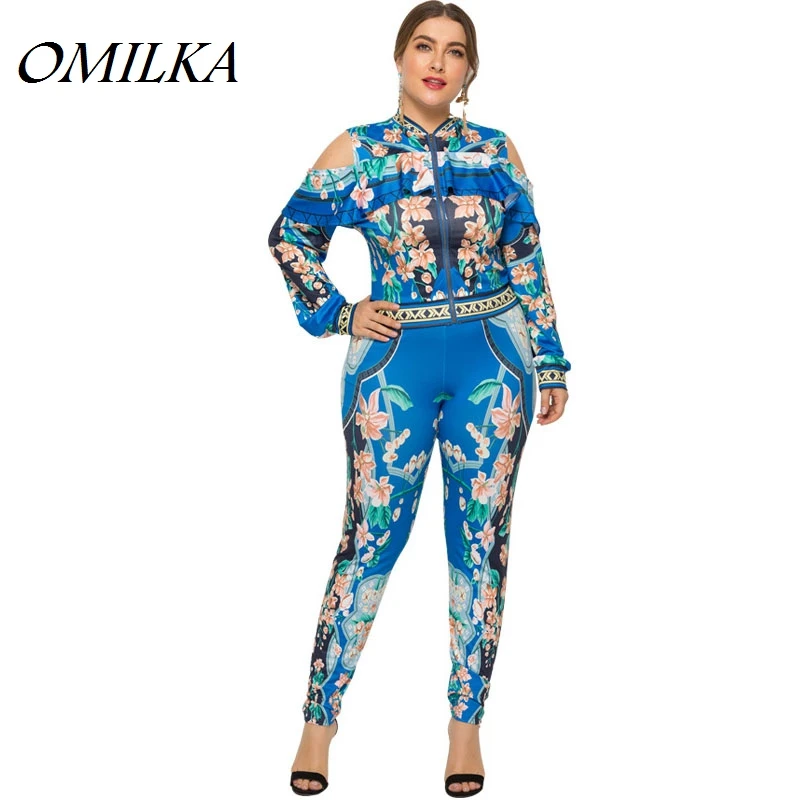 Женская Осенняя куртка на молнии OMILKA, зеленая блузка с открытыми плечами и длинным рукавом, костюм из двух предметов, 2019
Женская Осенняя куртка на молнии OMILKA, зеленая блузка с открытыми плечами и длинным рукавом, костюм из двух предметов, 2019