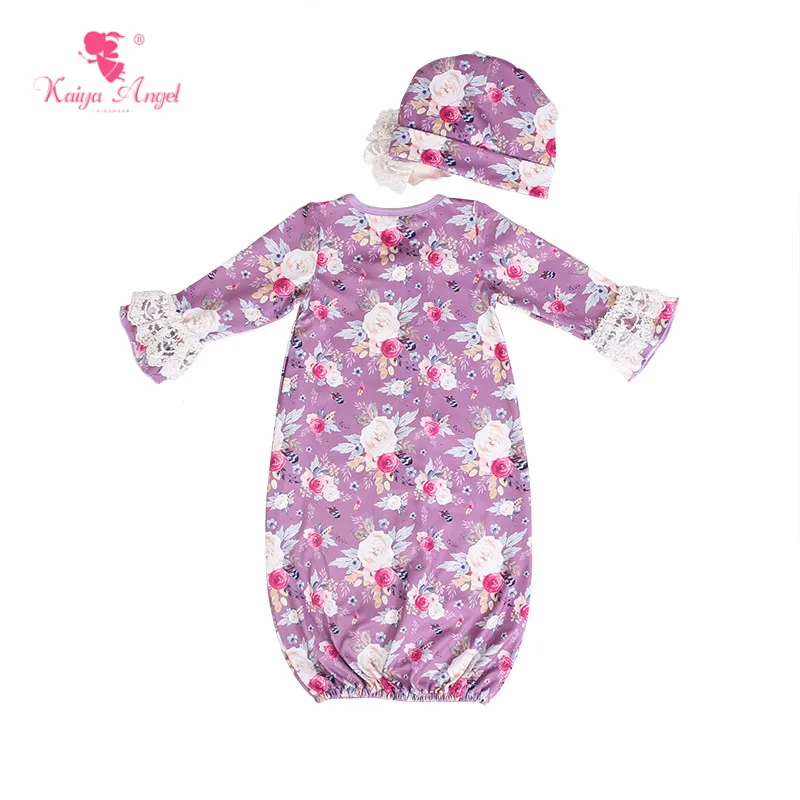 Kaiya Angel Hot Sales Long Sleeve Ruffled Toddler Gown Grils Spring Autumn Boutique Outfits Newborn Baby Floral Sleeping Bag
Kaiya Angel Hot Sales Long Sleeve Ruffled Toddler Gown Grils Spring Autumn Boutique Outfits Newborn Baby Floral Sleeping Bag