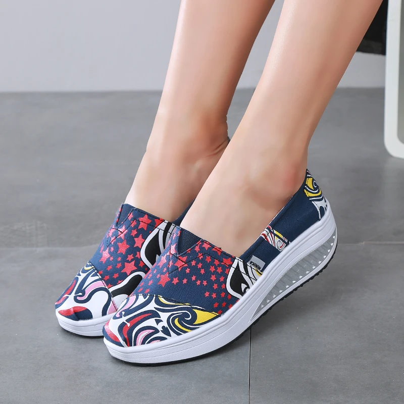 Women Girls Comfortable Slip On Walking Platform Shoes Height Increasing Canvas Toning Shoes Wedges
Women Girls Comfortable Slip On Walking Platform Shoes Height Increasing Canvas Toning Shoes Wedges