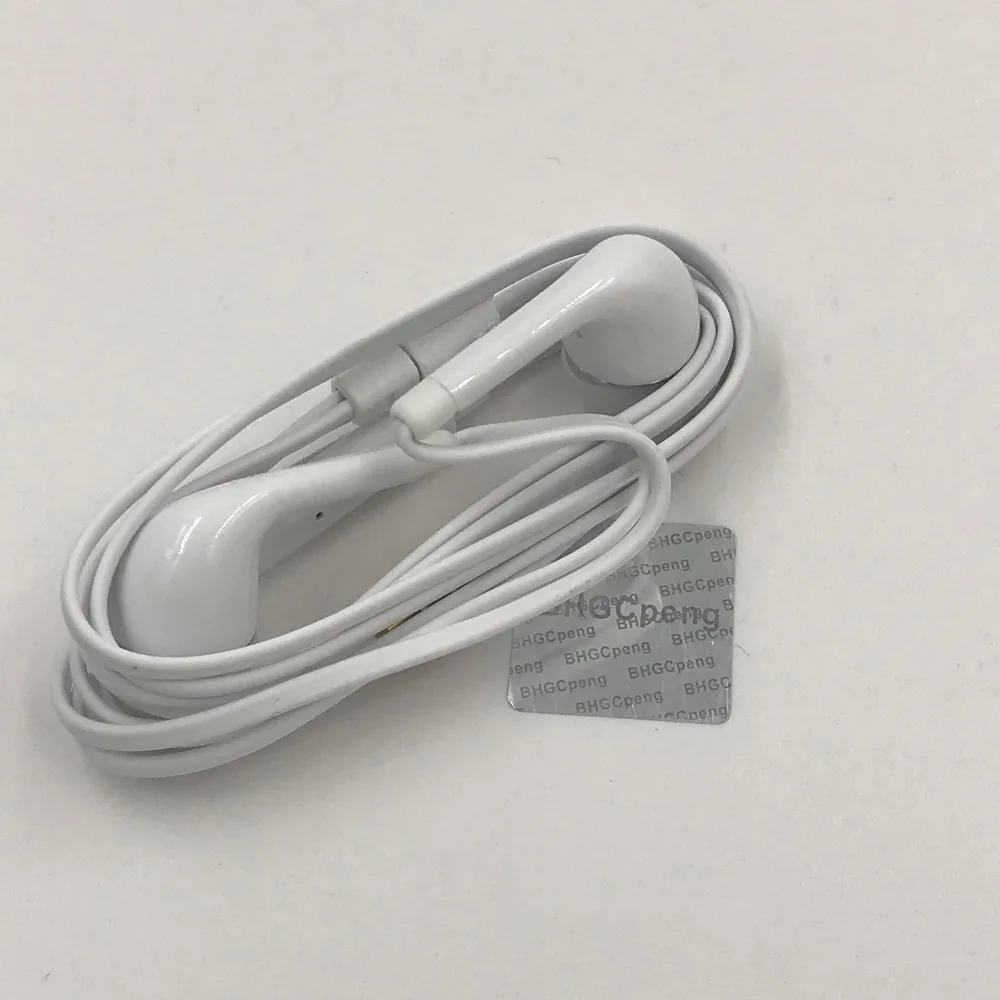 3.5mm Classical Earphone White Headset With Mic Original In-Ear HeadSet For all phones earphones & headsets 1Pcs | Электроника
