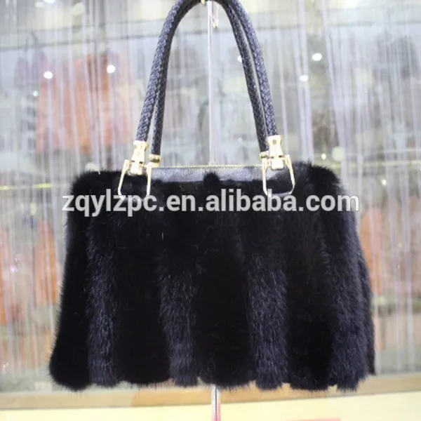 Женская сумка на плечо из натуральной кожи и меха норки|bag fur|bag fbag fashion |